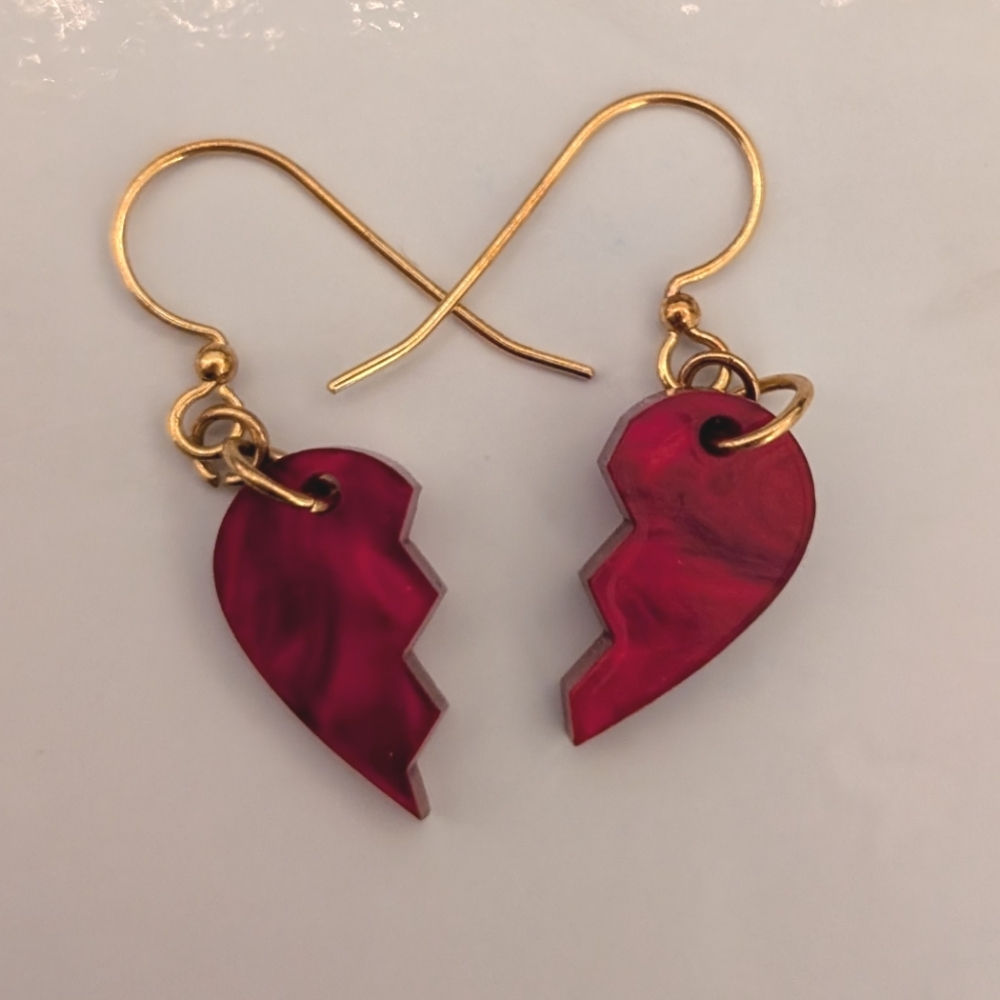 Kikay Heart Acrylic Earrings